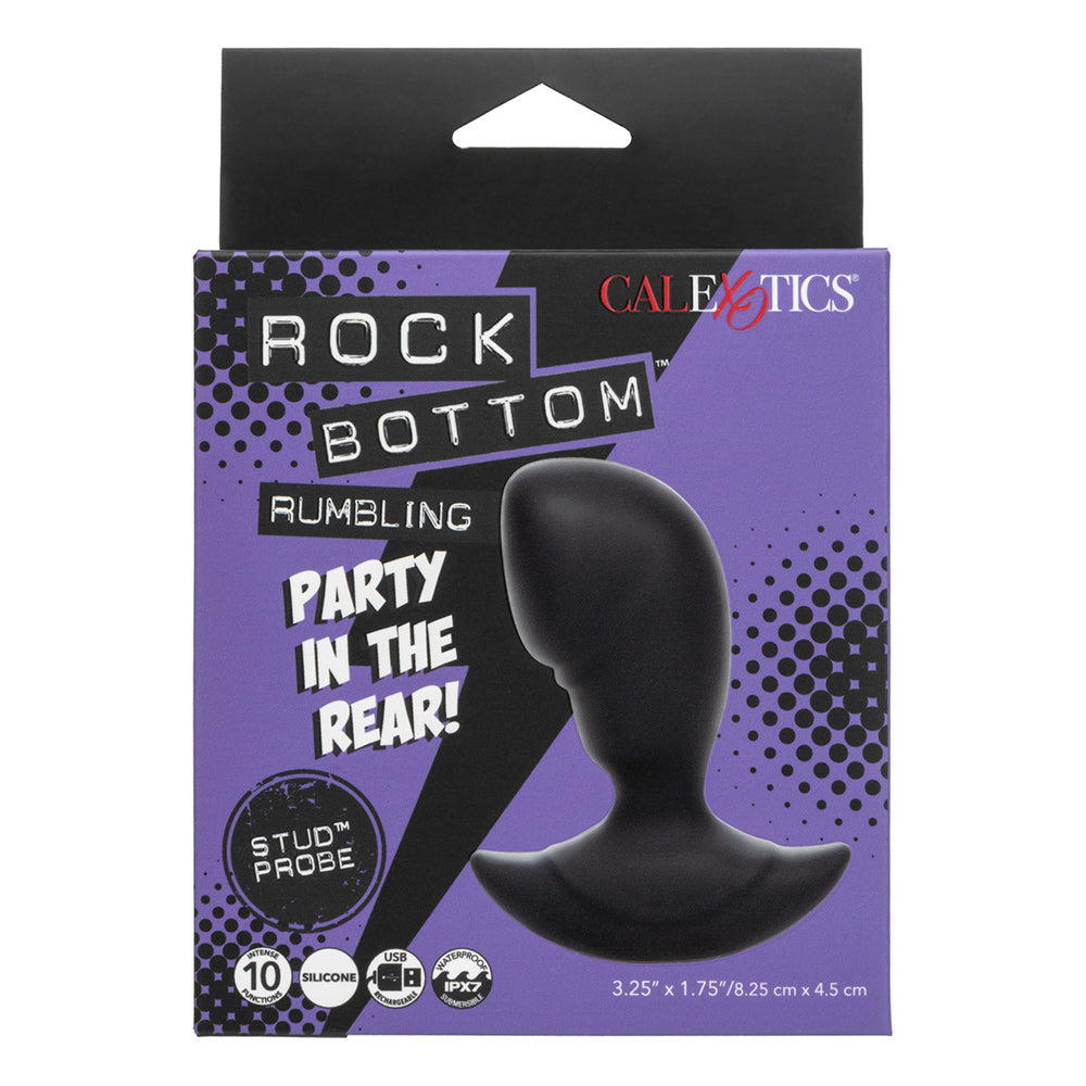 CalExotics Rock Bottom™ Rumbling Stud® Anal Probe
