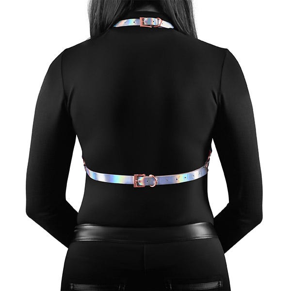 Cosmo Bondage Crave Rainbow Harness - S/M