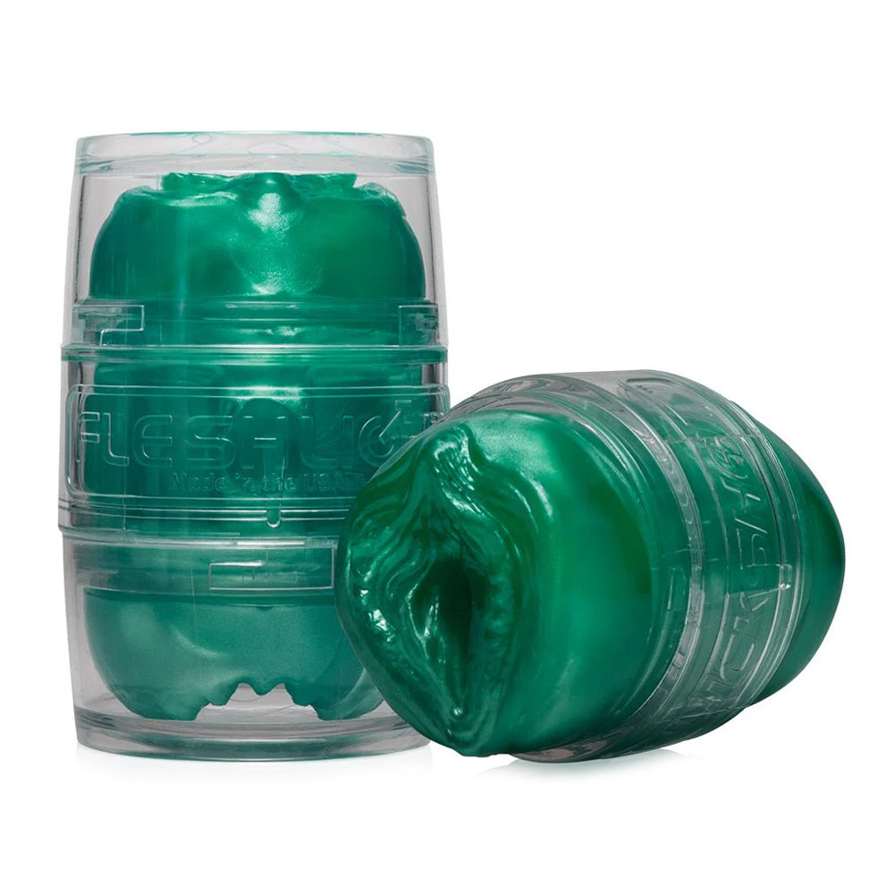 Fleshlight Quickshot Alien Metallic Green Dual Stroker