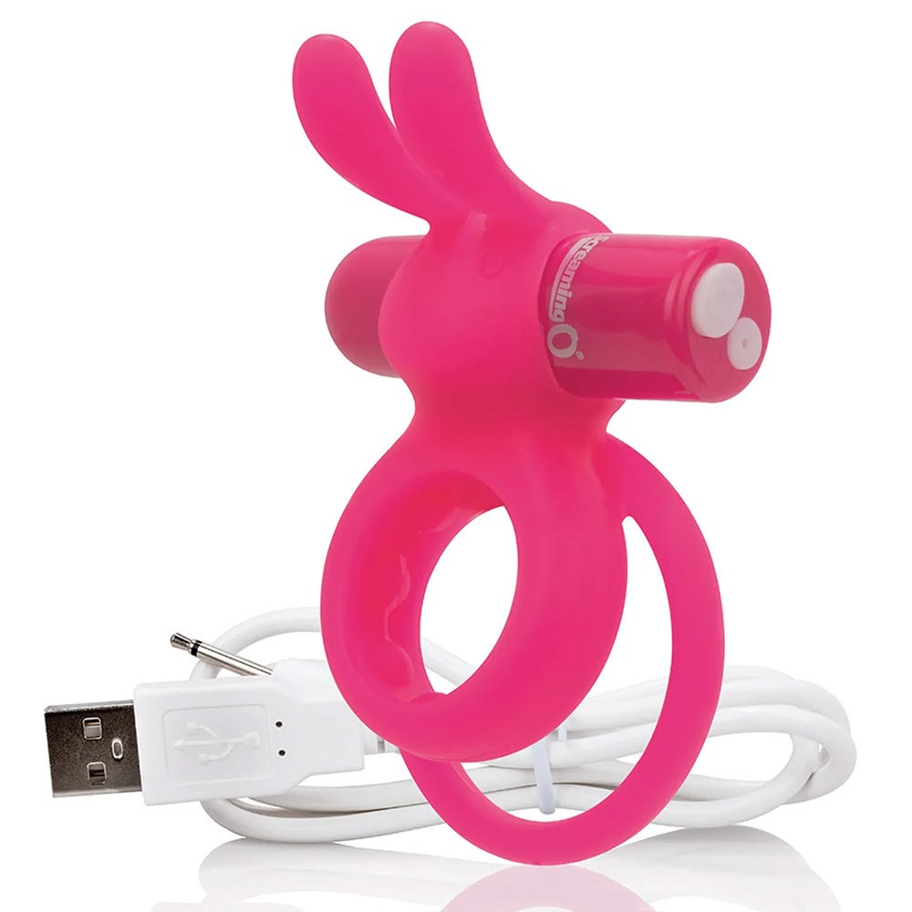 Screaming O Charged Ohare Rechargeable Wearable Rabbit Vibe Cock Ring