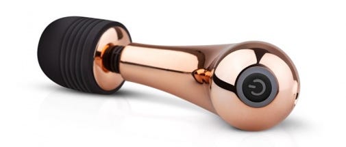 Rosy Gold Mini Curve Wand Vibrator