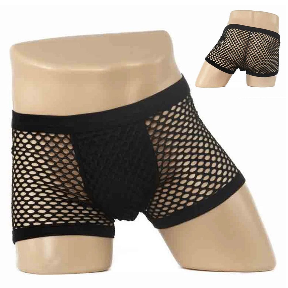 Poison Rose Men's Mesh Boxer