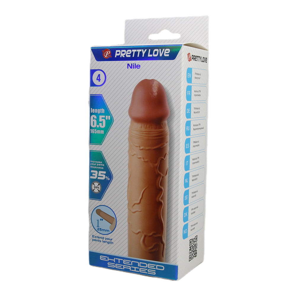 Pretty Love Nile Penis 6.5 Inch Extension Sleeve