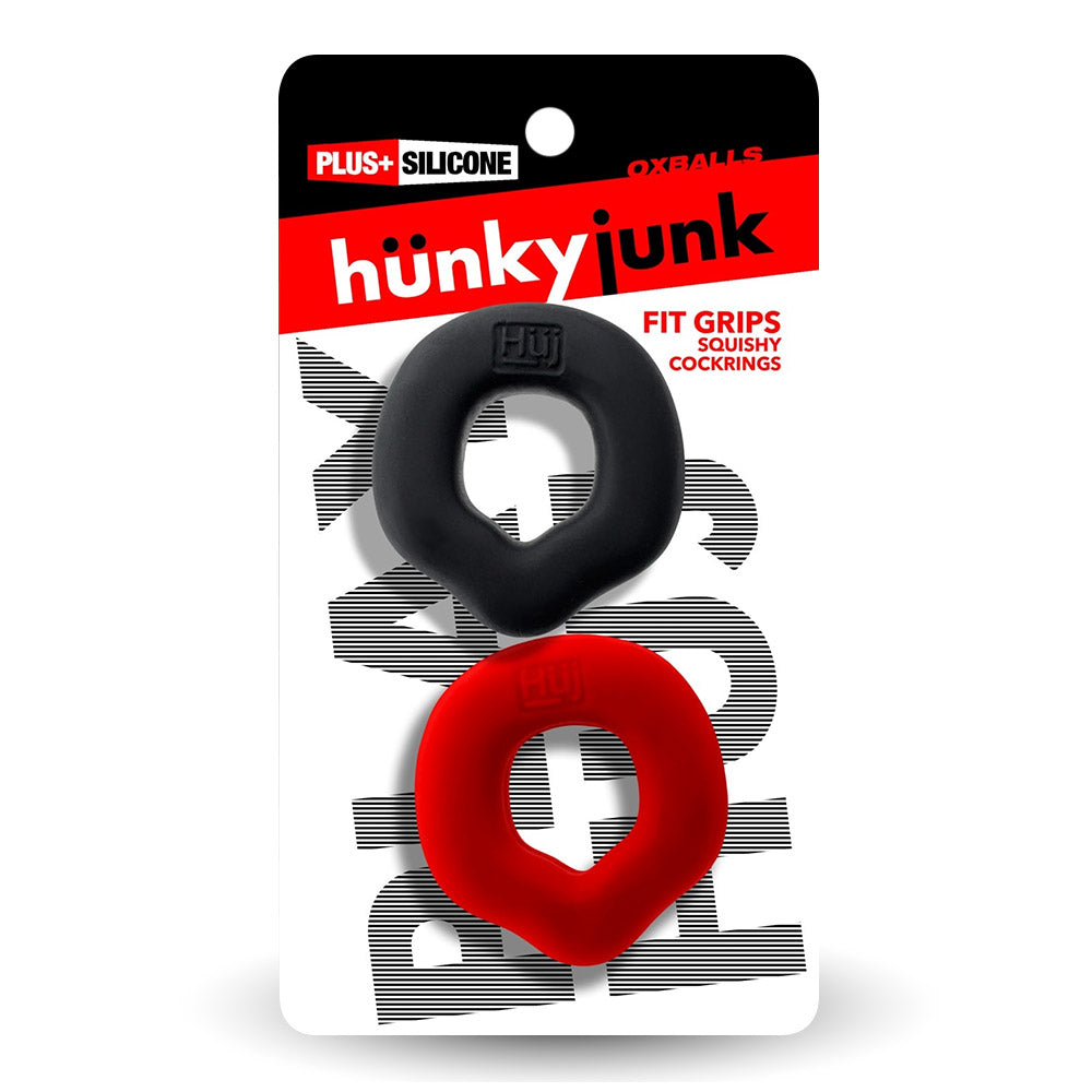 OxBalls Fit Grips 2-Pack Ergo-Fit Cock Rings