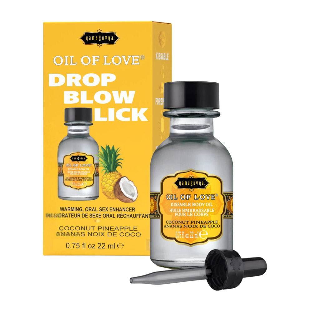 Kama Sutra Oil Of Love Kissable Warming Body Oil - Coconut Pineapple 22ml