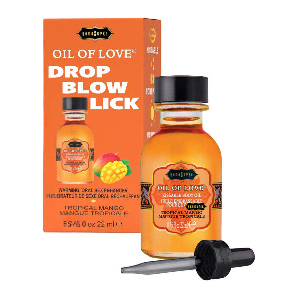 Kama Sutra Oil Of Love Kissable Warming Body Oil - Tropical Mango 22ml