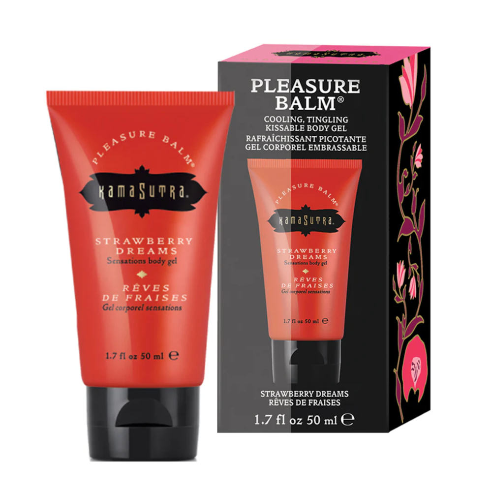 Kama Sutra Pleasure Balm Cooling Body Gel - Strawberry Dreams 50ml