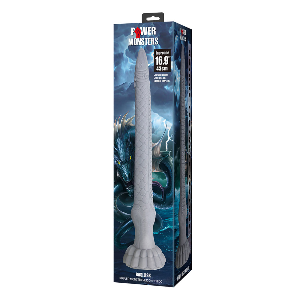 Power Monsters Basilisk Rippled Dildo