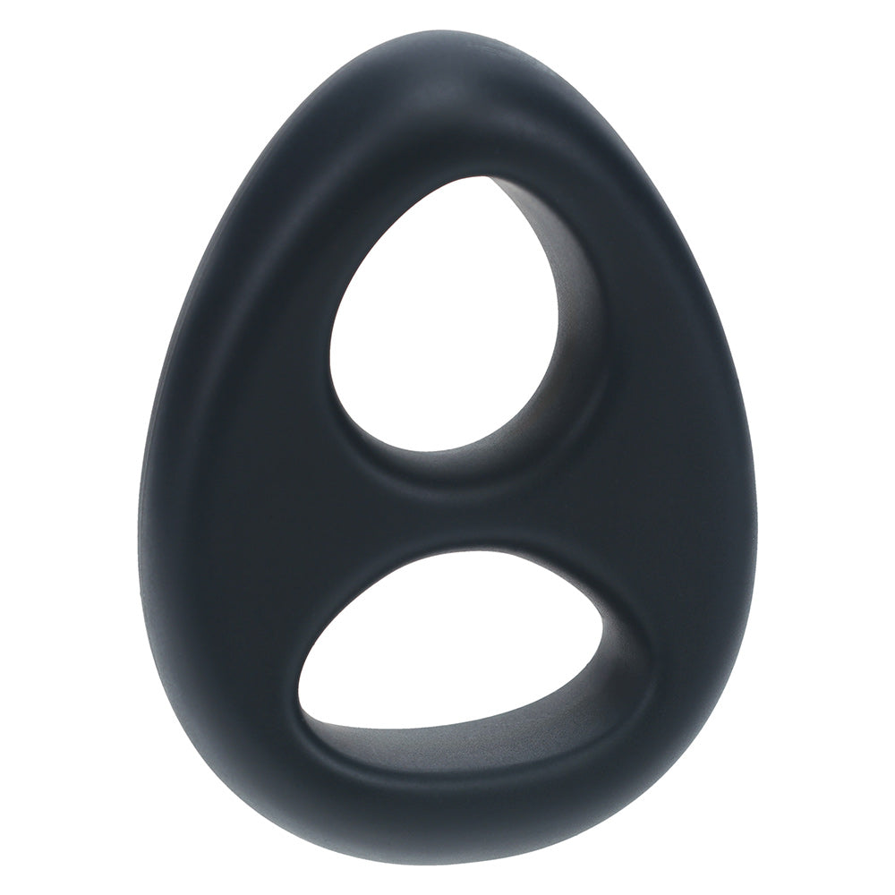 Shots LEVELZ Double Liquid Silicone Cock & Ball Ring