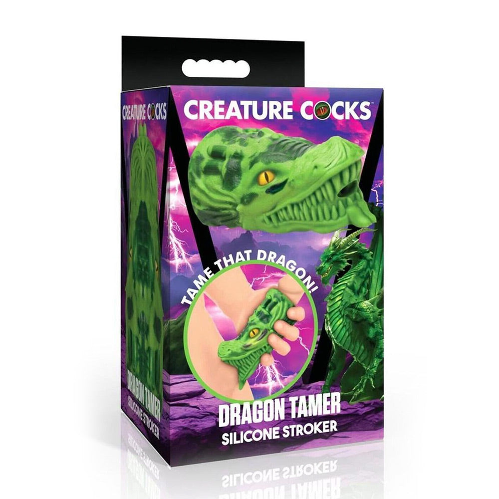 Creature Cocks Green Dragon Tamer Silicone Stroker