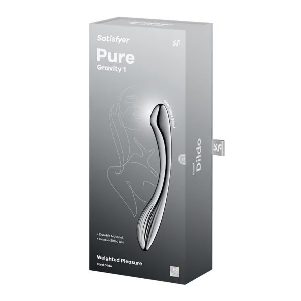 Satisfyer Pure Gravity 1 Stainless Steel Dildo