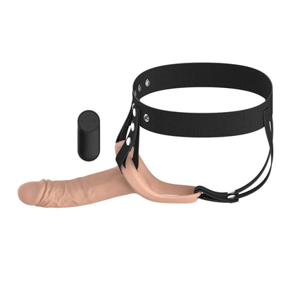 Passion Play Vibrating Realistic Hollow Strap-on