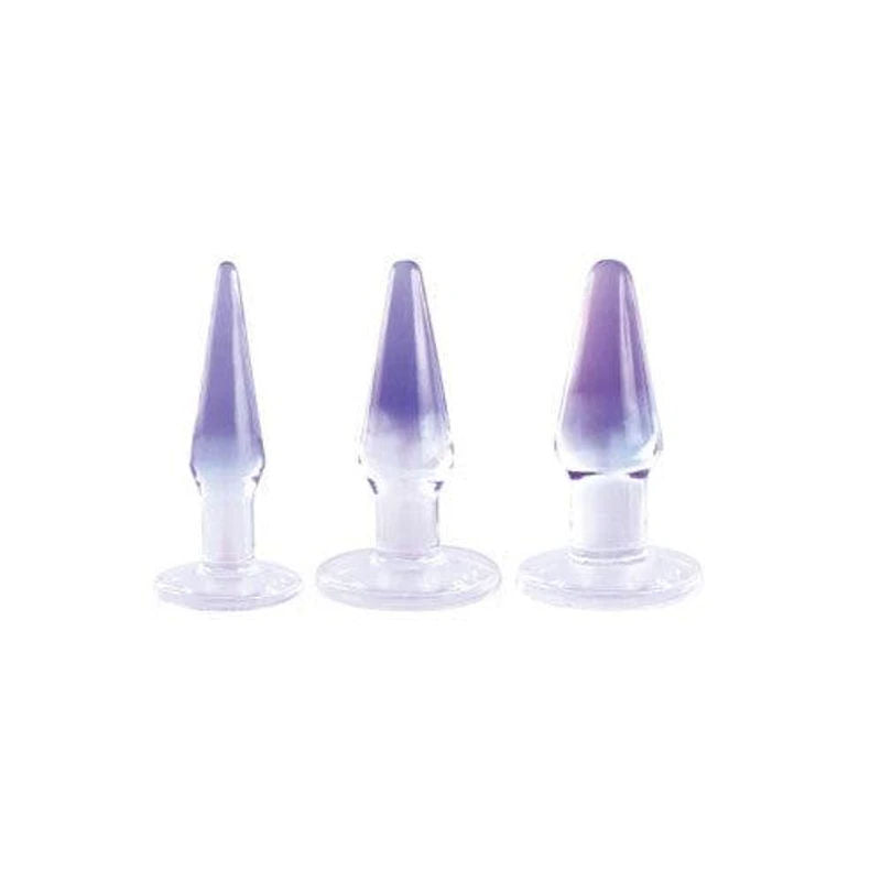 Excellent Power Glitzy Trainer Kit 5 inch Butt Plug Kit