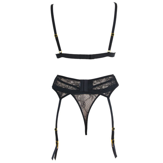 Love in Leather Muse Triangle Bralette 3 Piece Set
