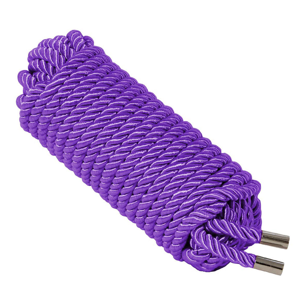 Love in Leather Silky Bondage Rope 10m