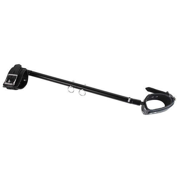 Love In Leather Adjustable Bar Shackle with Cuffs