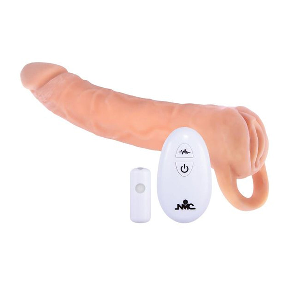NMC  Extendor+ Vibrating Narrow Tip Penis Sleeve & Masturbator