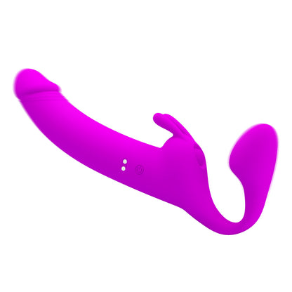 Pretty Love Zanini Vibrating Strapless Strap-On