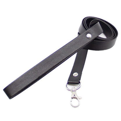 Love In Leather Faux Leather Unlined Collar and Lead