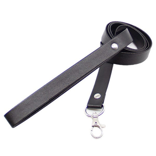 Love In Leather Faux Leather Unlined Collar and Lead