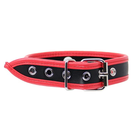 Love In Leather Padded Faux Leather Collar