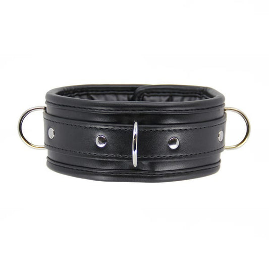 Love In Leather Faux-Leather Padded Collar