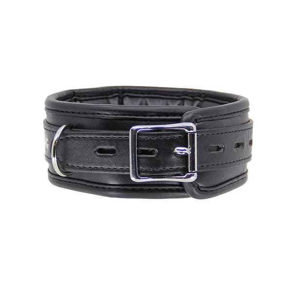 Love In Leather Faux-Leather Padded Collar