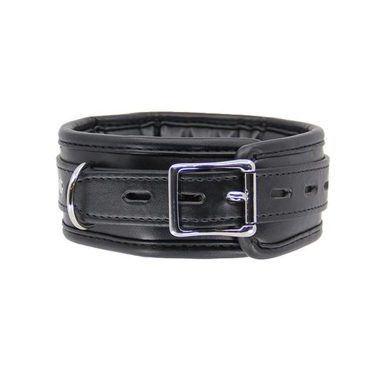 Love In Leather Faux-Leather Padded Collar