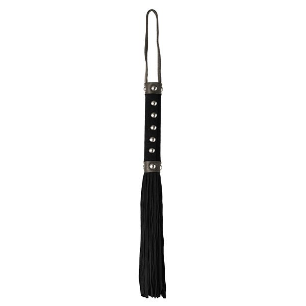 Love in Leather Suede Flogger with Handle