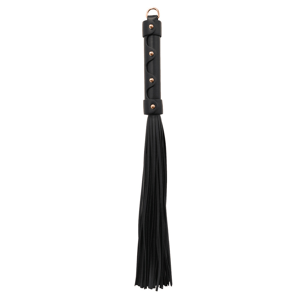 Love in Leather Flogger with Metal Hardware