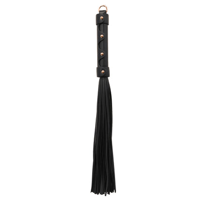 Love in Leather Flogger with Metal Hardware