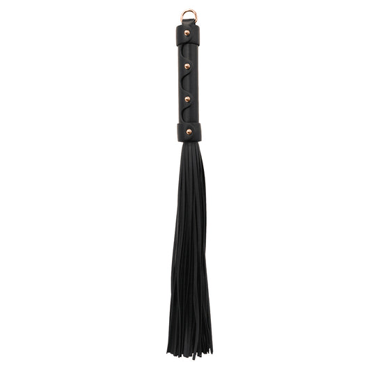 Love in Leather Flogger with Metal Hardware