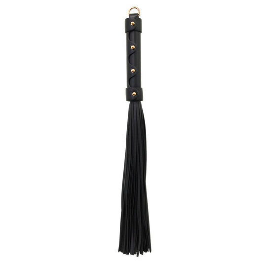 Love in Leather Flogger with Metal Hardware