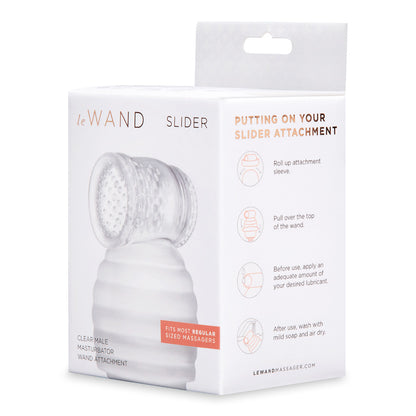 Le Wand Clear Male Masturbator Wand Attachment
