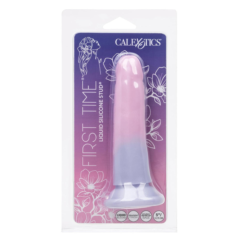 CalExotics First Time® Liquid Silicone Stud® Suction Cup Dildo