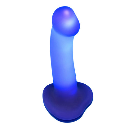 Strap-On-Me Glow-LED Suction Cup Dildo - Medium