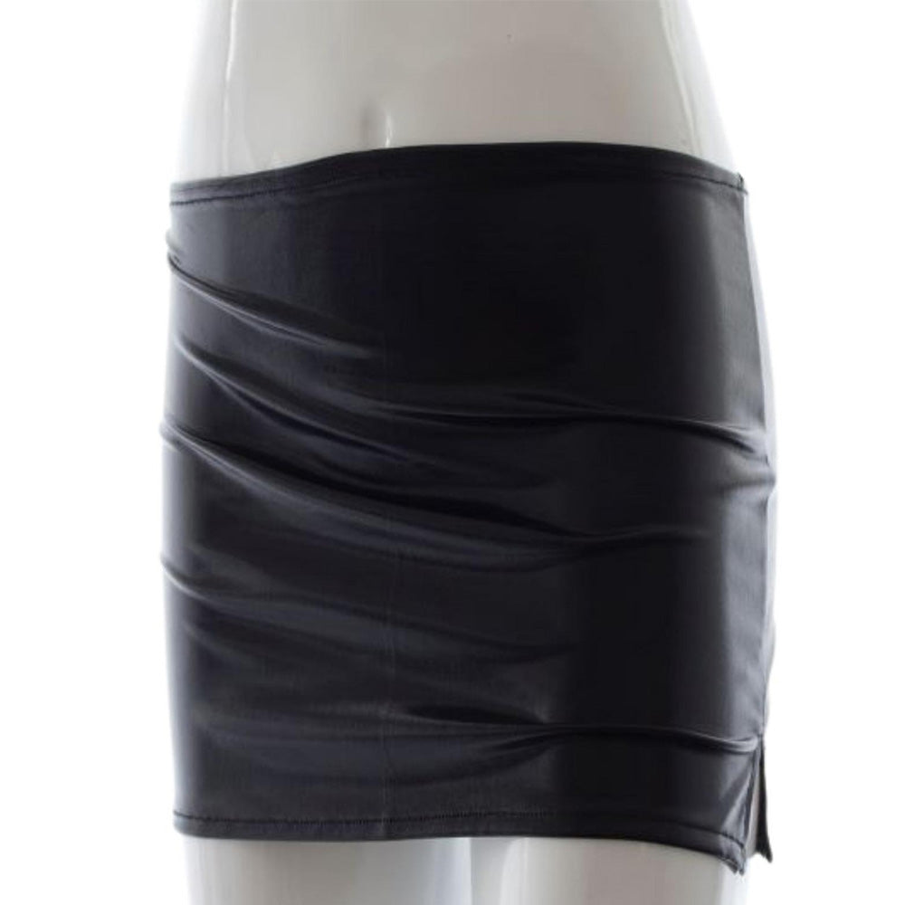 Poison Rose Wetlook Miniskirt - One Size