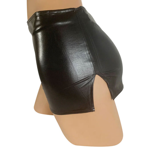 Poison Rose Wetlook Miniskirt - One Size