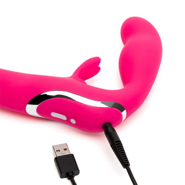 Happy Rabbit Strapless Strap On Rabbit Vibrator