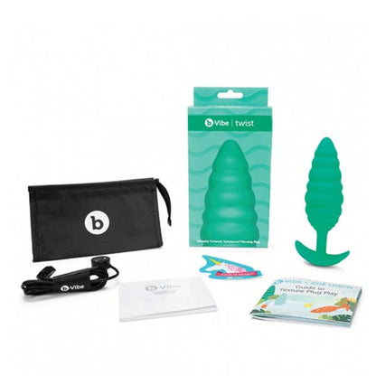 b-Vibe Zoe Ligon Collection Twist Ribbed Texture Plug