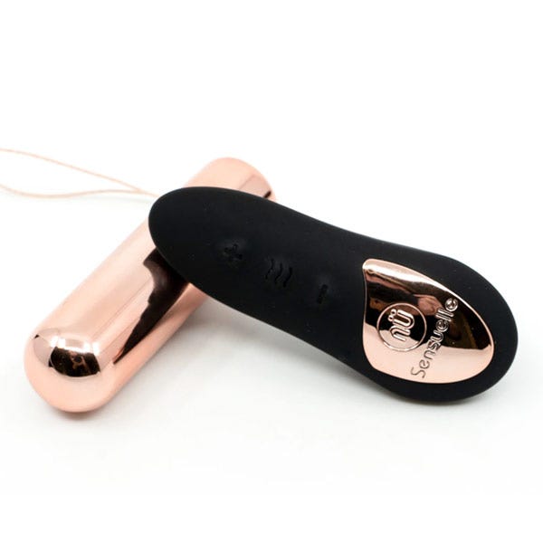 Nu Sensuelle Remote Control Bullet Vibrator Plus - Rose Gold