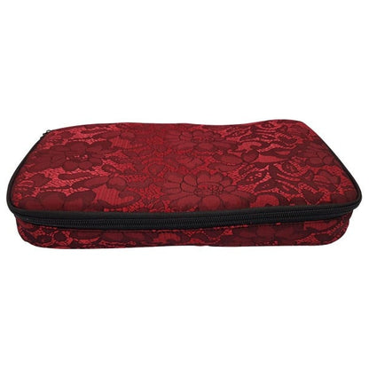 Lace Lockable Bag By Brigitta - Red