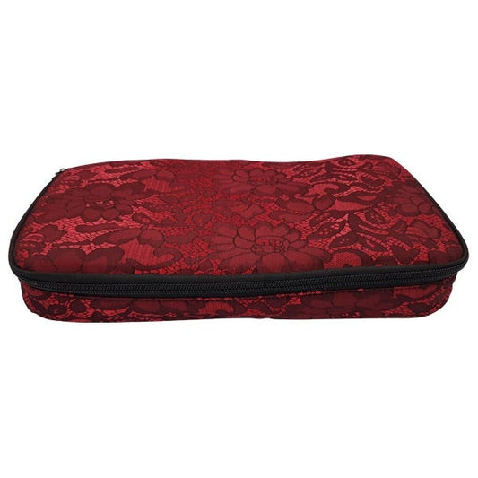 Lace Lockable Bag By Brigitta - Red