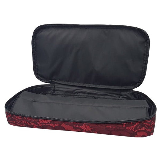 Lace Lockable Bag By Brigitta - Red
