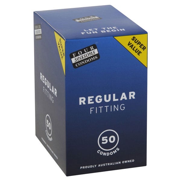 Four Seasons Regular Condoms 50-Pack