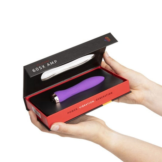Nu Sensuelle 60SX AMP Silicone Bullet Vibrator - Purple