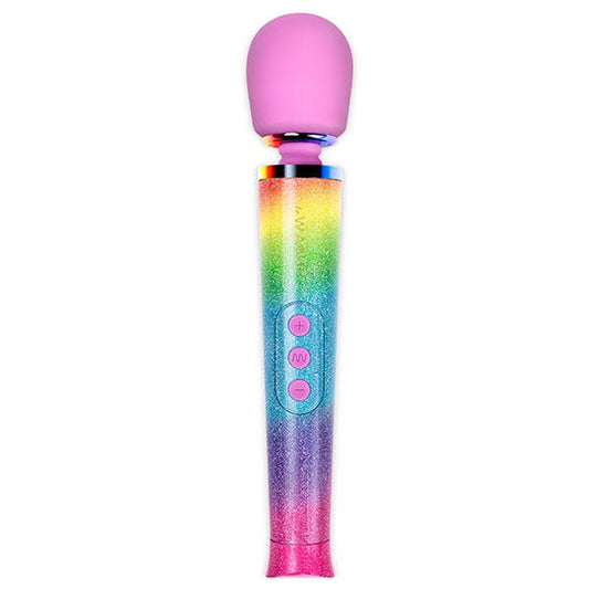 Le Wand All That Glimmers Rainbox Wand Massager