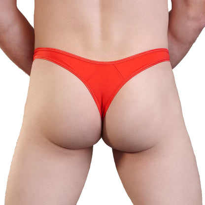Love in Leather Quick Release Lycra Thong