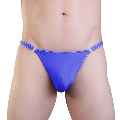 Love in Leather Quick Release Lycra Thong