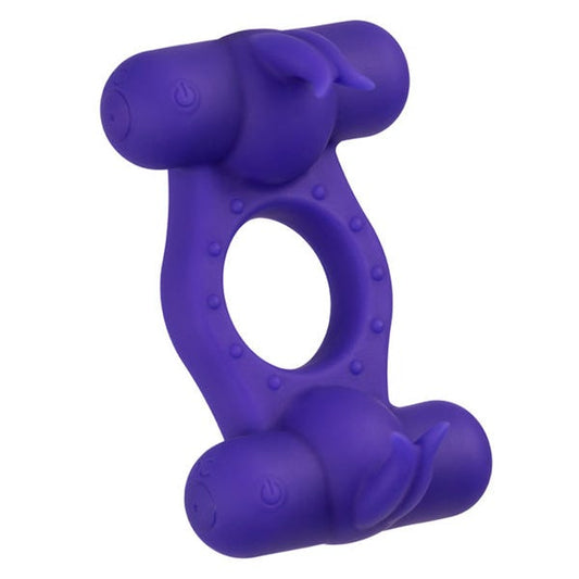 CalExotics Triple Orgasm Enhancer Silicone Cock Ring